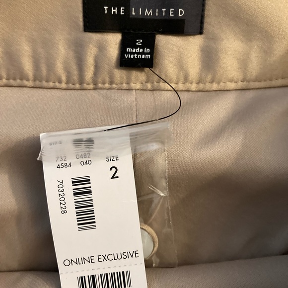 The Limited Gold Sequin Houndstooth Pencil Skirt Size 2 - Picture 2 of 3